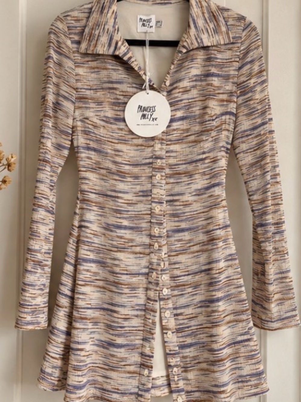 PRINCESS POLLY | Button-Down L/S Dress